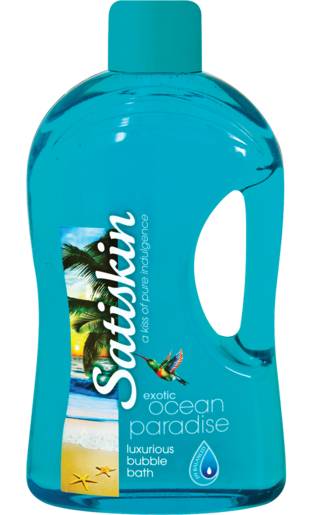 Satiskin Exotic Ocean Paradise Luxurious Bubble Bath 2L